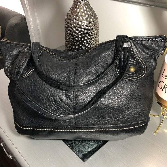 The sak bags.
The Sak Iris Black Pebble Leather Shopper Tote Bag - Picture 4 of 8